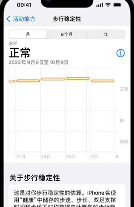 安新iPhone手机维修如何在iPhone开启'步行稳定性通知'