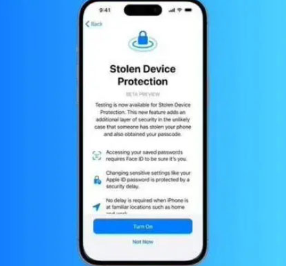 安新苹果授权维修店分享被盗设备保护功能开启方法 