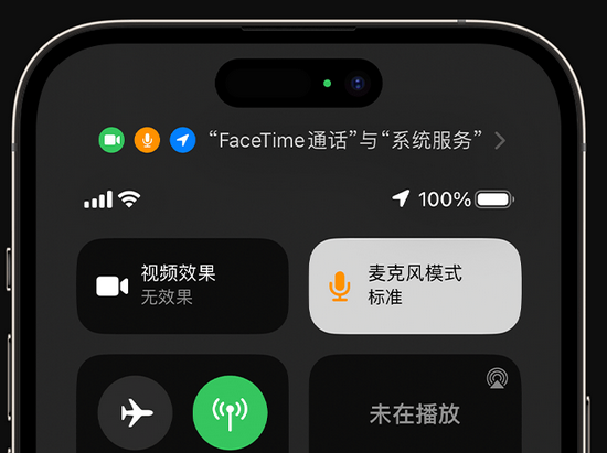 安新苹果授权维修网点分享iPhone在通话时让你的声音更清晰 