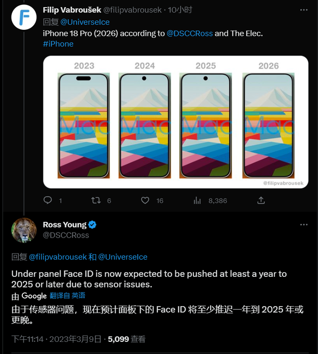 安新苹果手机维修分享:屏下Face ID有什么优势？iPhone何时会有屏下Face ID？ 